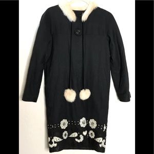 Manoush  Embellished  Fur Trim Embellished Blig Bird 4